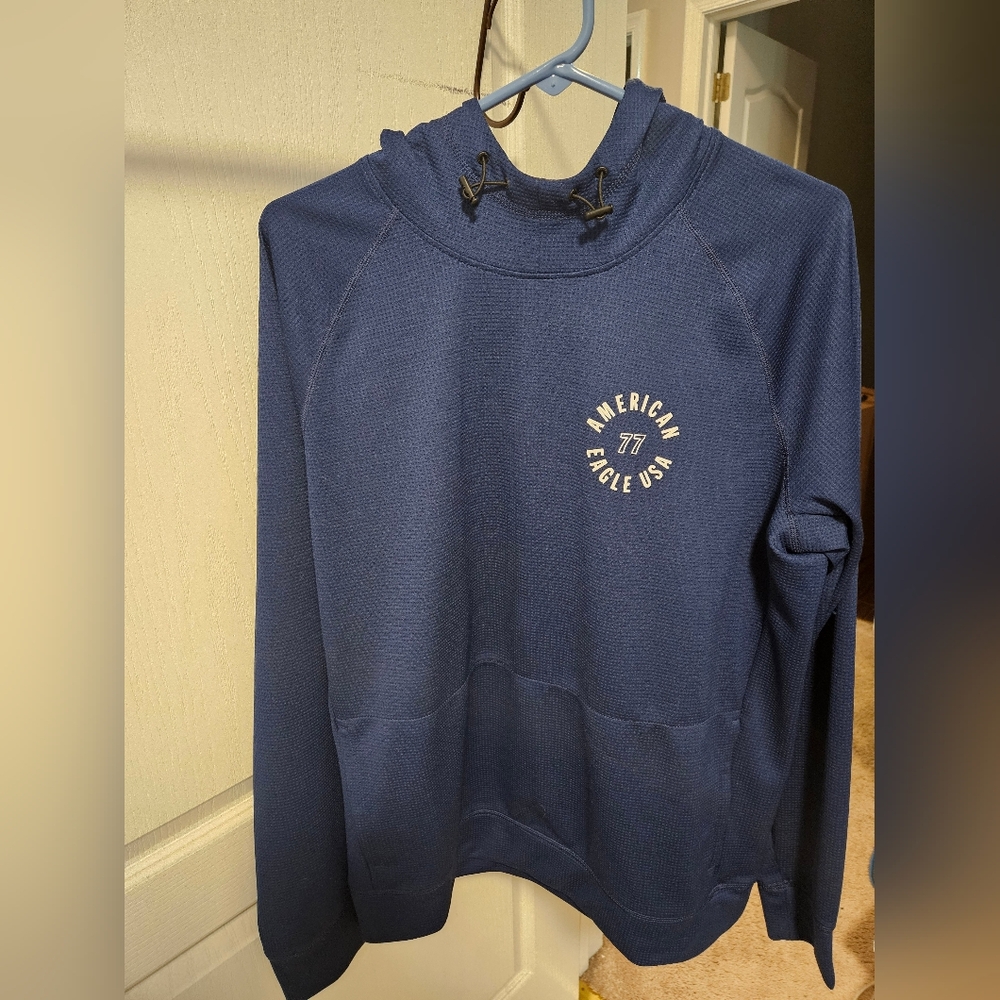 American Eagle Outfitters Men's Blue Flex Hoody